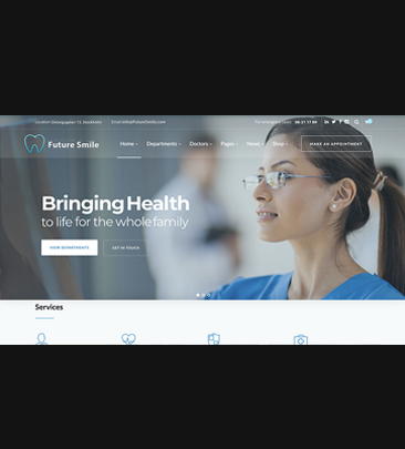 New website for Dental Clinic «Future Smile» in Stockholm